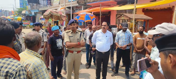 जाम की समस्या से निजात को लेकर सड़क पर उतरे एसपी