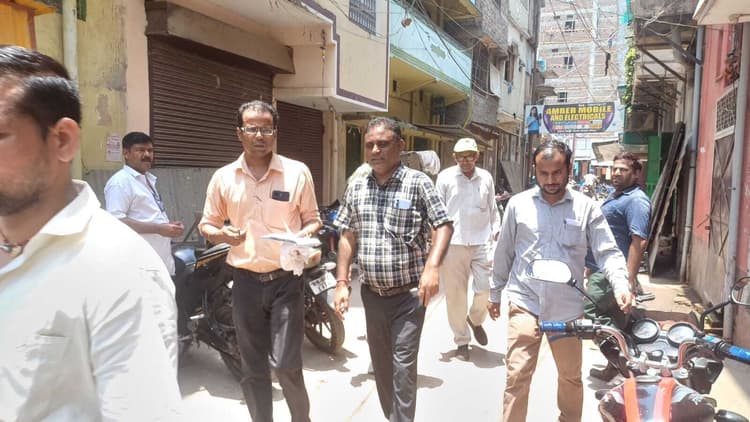 नगर निगम के एस्टीमेट घोटाला की निगरानी की टीम ने किया स्थलीय जांच, मचा रहा हड़कंप
