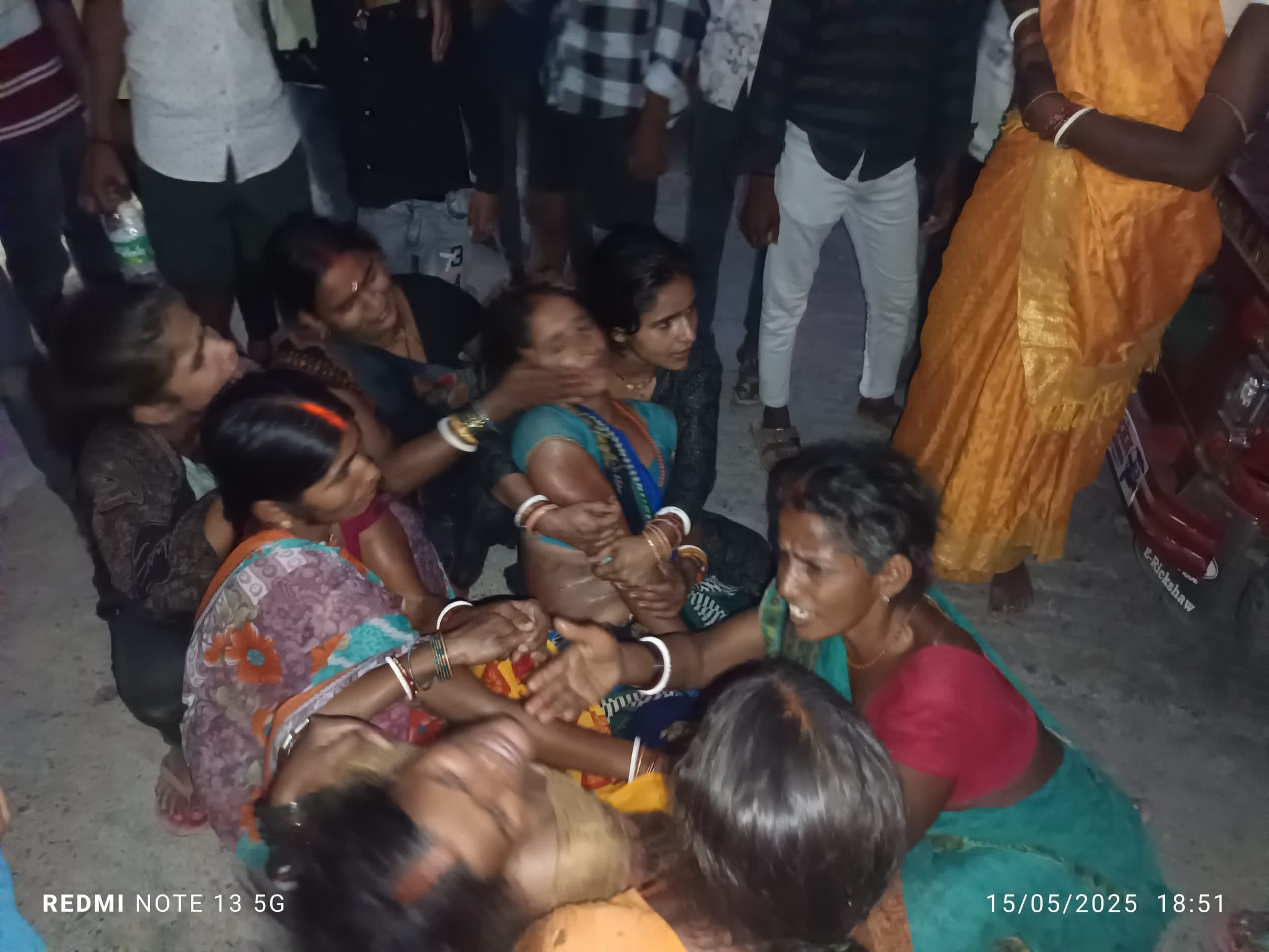 सड़क दुर्घटना में बच्चे की मौत