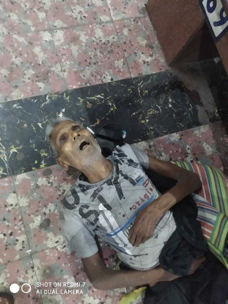 साहिबगंज रेलवे प्लेटफॉर्म से वृद्ध का शव बरामद