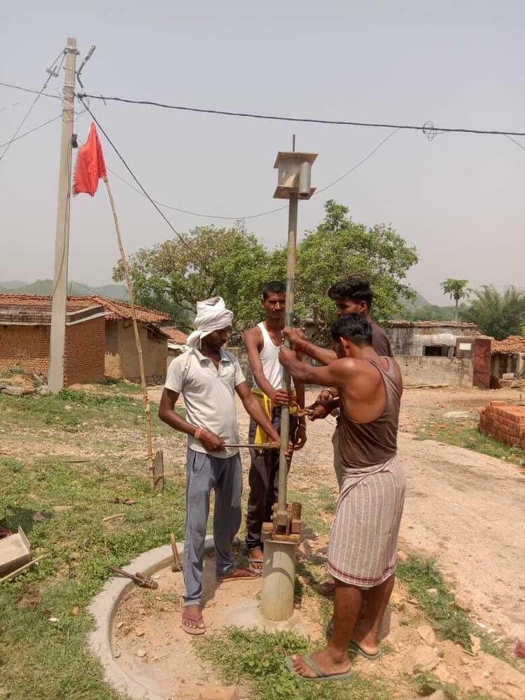 घोरमारा व रजला में चापाकल हुआ दुरुस्त, लोगों को मिल रहा है पेयजल