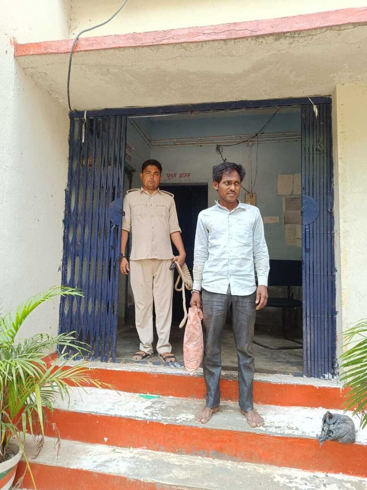 नशे में हंगामा कर रहा था युवक, गिरफ्तार