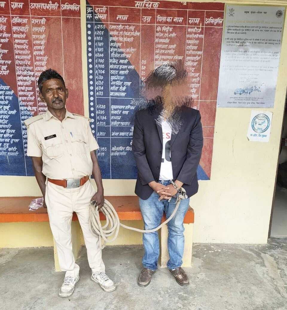 27.29 ग्राम ब्राउन सुगर जब्त, एक तस्कर गिरफ्तार