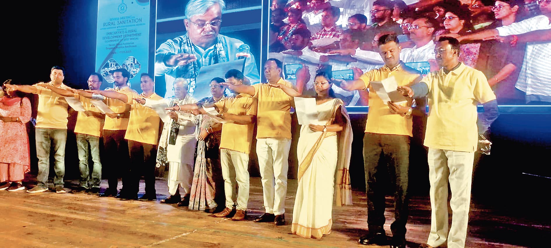 दुर्गापुर में तीन जिलों को लेकर ग्रामीण स्वच्छता की हुई समीक्षा