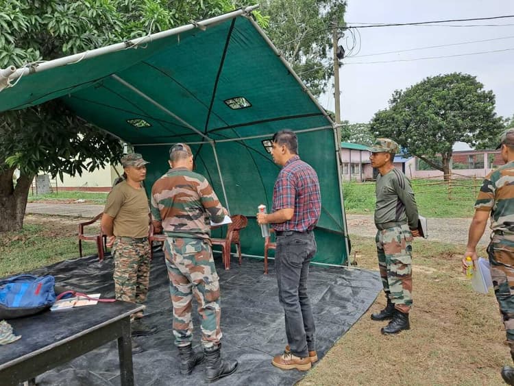 Madhubani News : नवोदय विद्यालय रांटी में एनसीसी कैंप की तैयारी पूरी