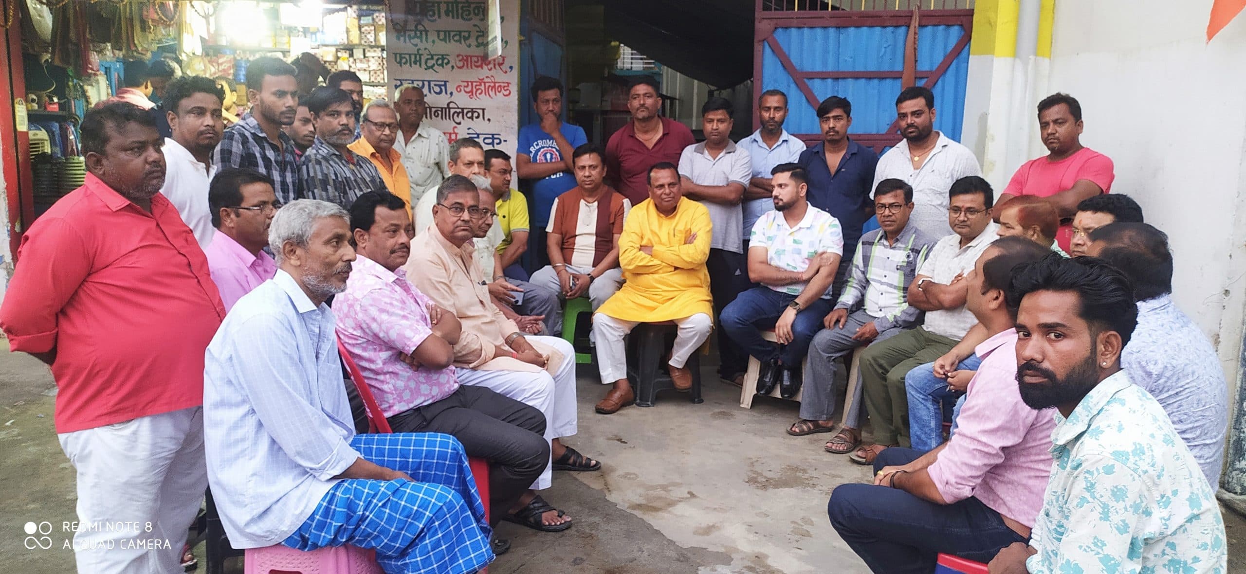 व्यवसायियों ने आरओबी का विस्तार हॉस्पिटल रोड तक किये जाने पर जताया आक्रोश