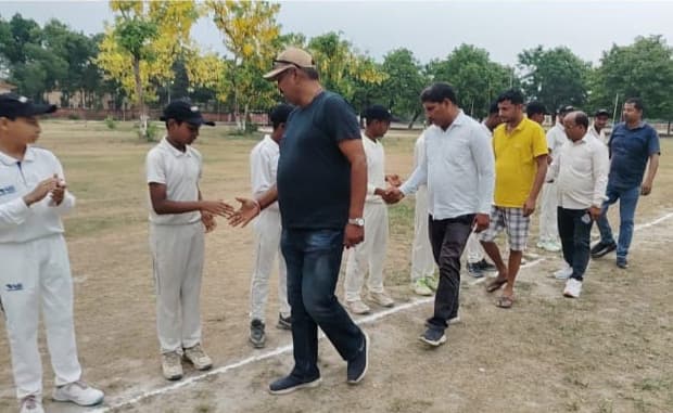 हरिओम स्पोर्ट्स रेड ने हरिओम स्पोर्ट्स ग्रीन को 32 रनों से हराया