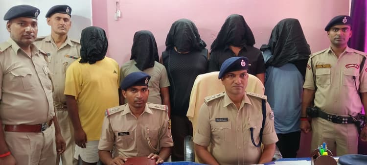संगठित गिरोह के पांच अपराधी गिरफ्तार