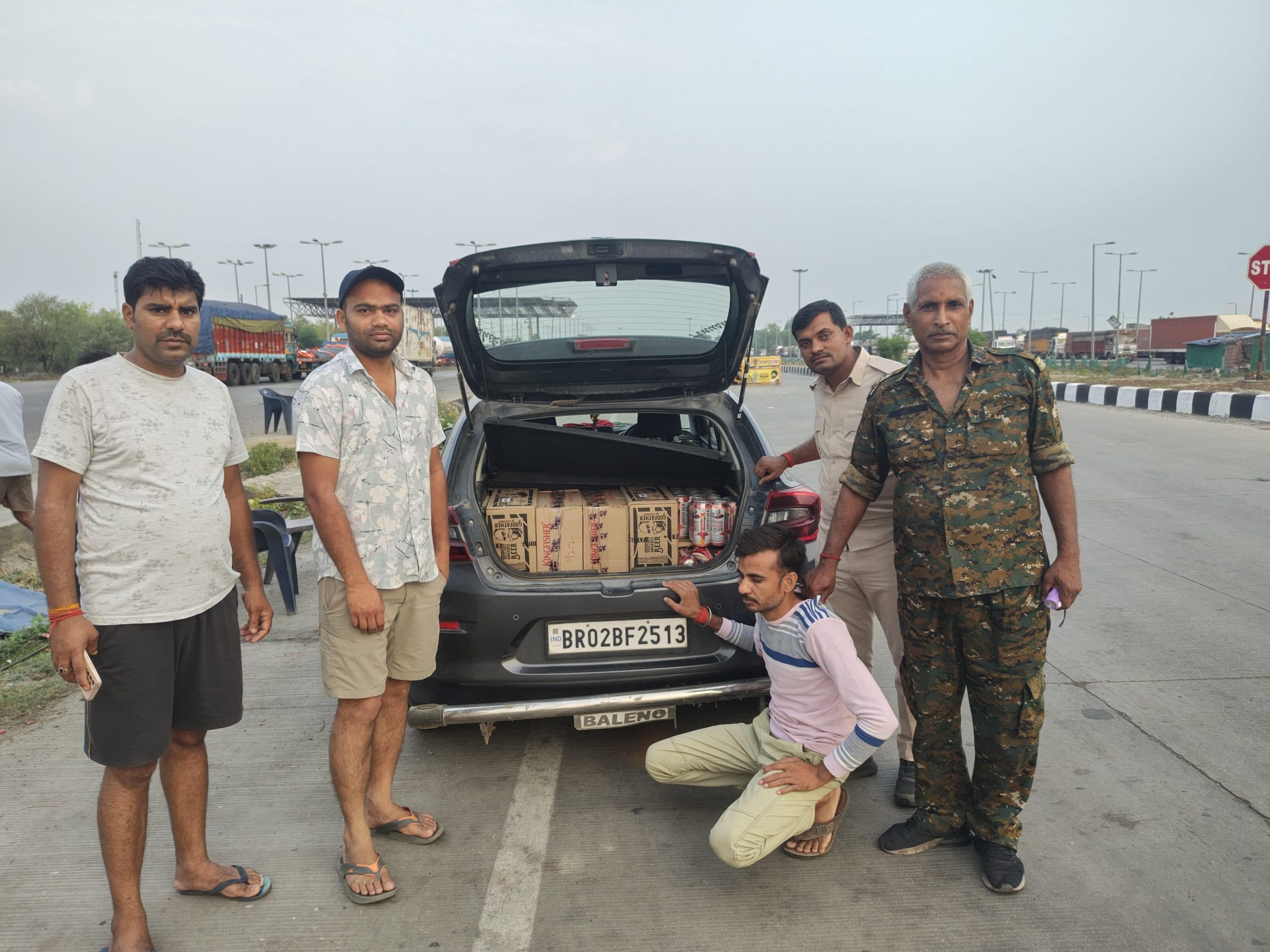 52 किलो गांजा व 236 लीटर बियर जब्त, तीन गिरफ्तार