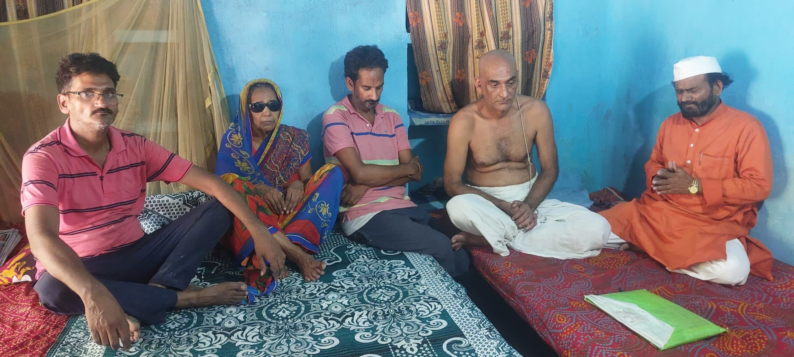 कांग्रेस नेता के निधन पर की मातमपुर्सी