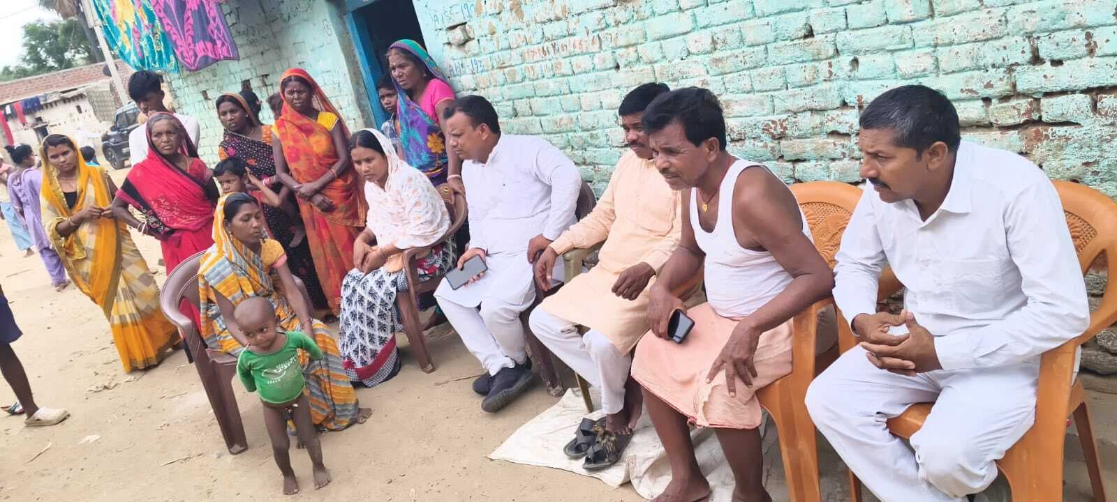 हम पार्टी का प्रतिनिधिमंडल पहुंचा दरियापुर