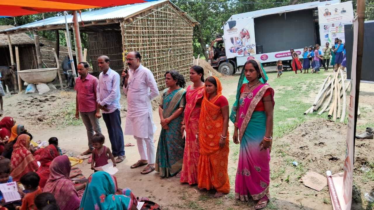 जदयू कार्यकर्ताओं ने महिला संवाद कार्यक्रम का किया आयोजन