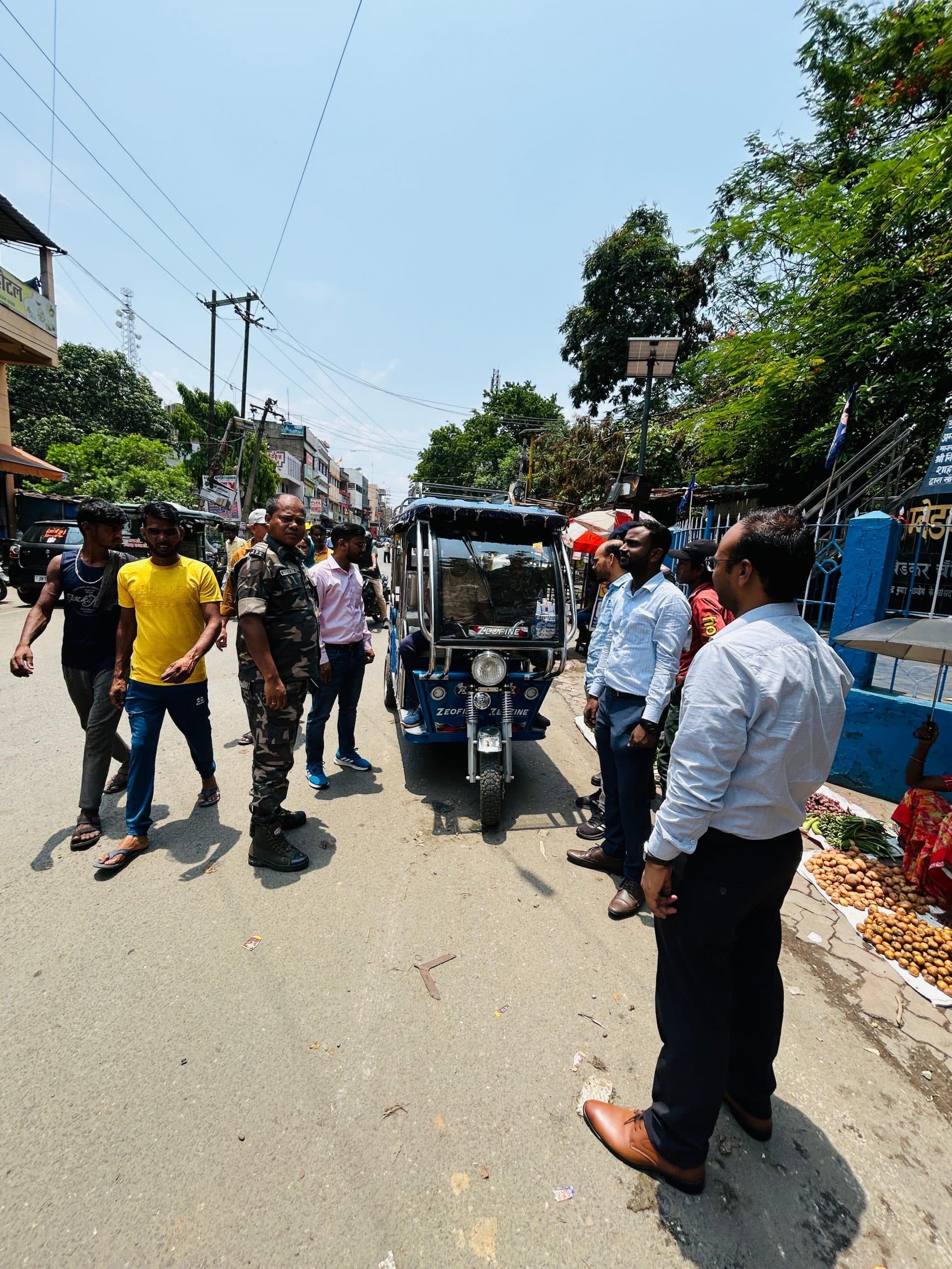 Giridih News :विशेष जांच अभियान में 30 टोटो पकड़ाये