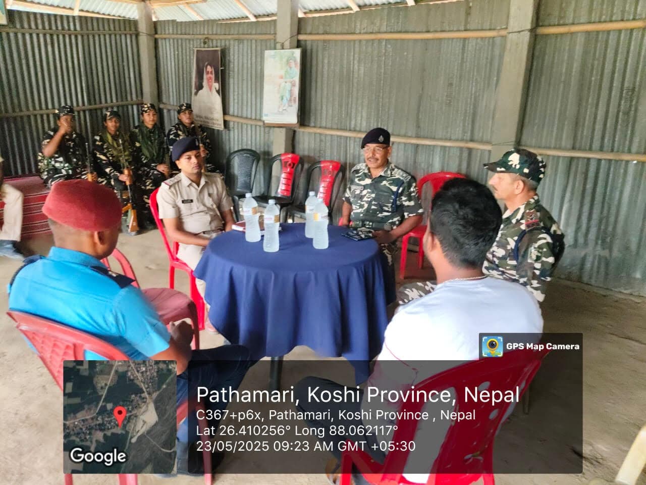 एसएसबी व नेपाल एपीएफ की संयुक्त गश्त