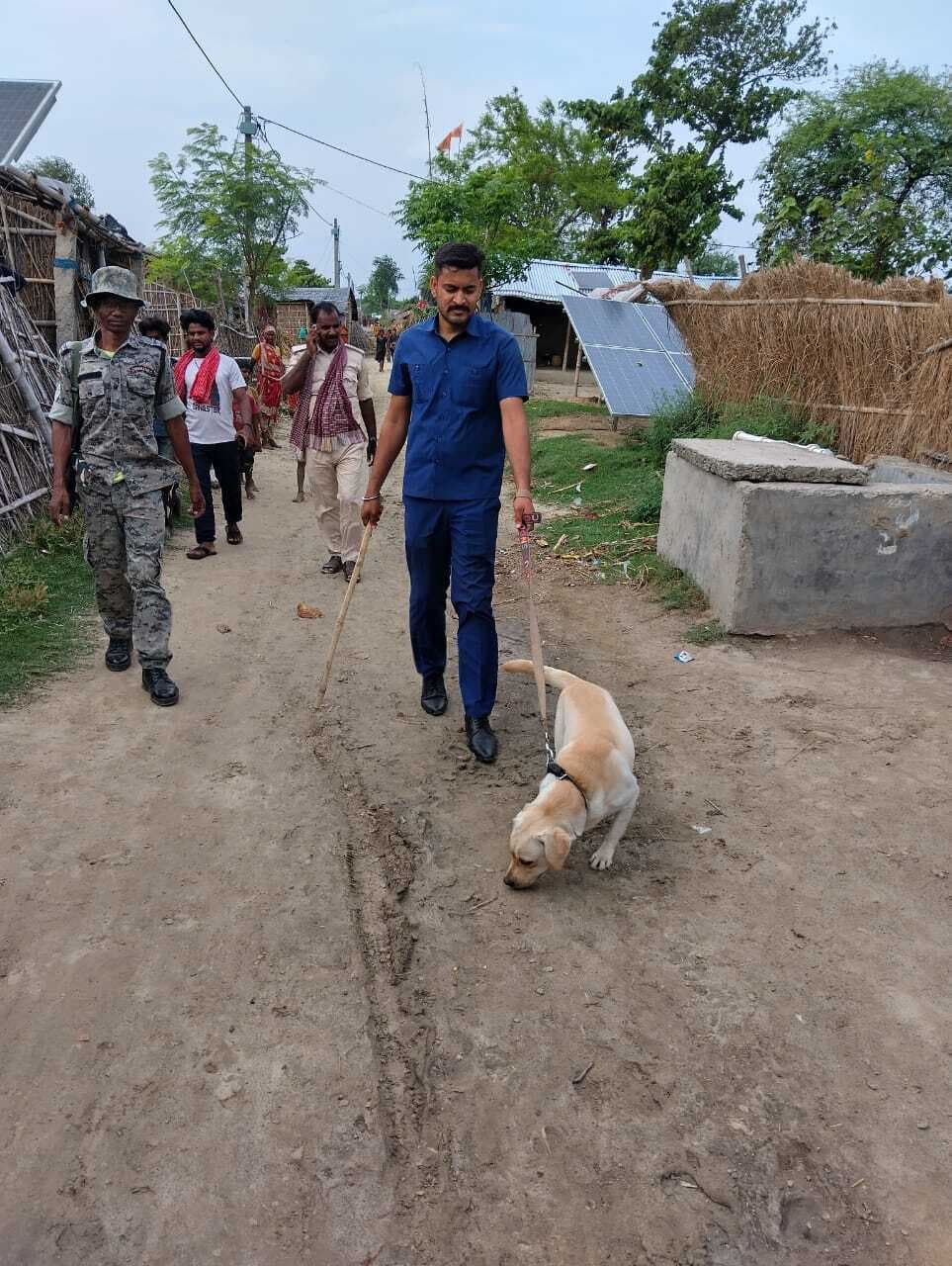 Bhagalpur news अवैध शराब की तलाश में पुलिस ने डॉग स्क्वायड की ली मदद