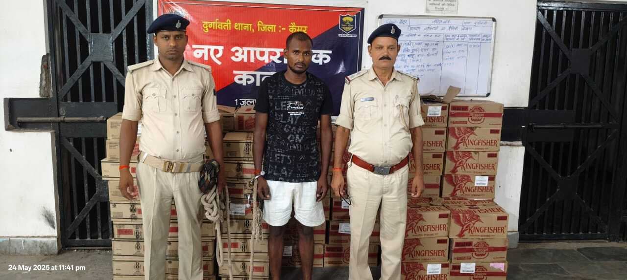 बोलेरो से 427 लीटर शराब बरामद, दो धंधेबाज गिरफ्तार