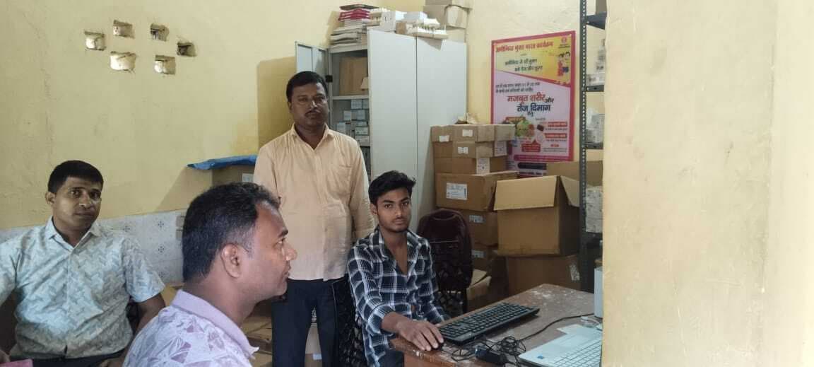 बीडीओ ने कैंप का लिया जायजा