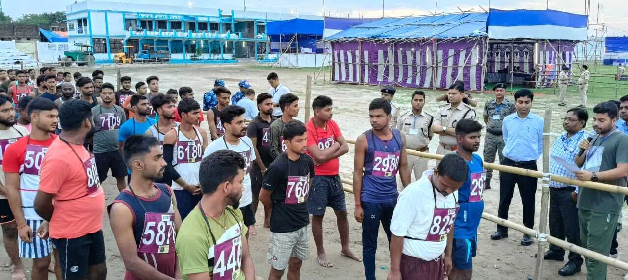 शारीरिक दक्षता परीक्षा के दूसरे दिन 87 अभ्यर्थी सफल