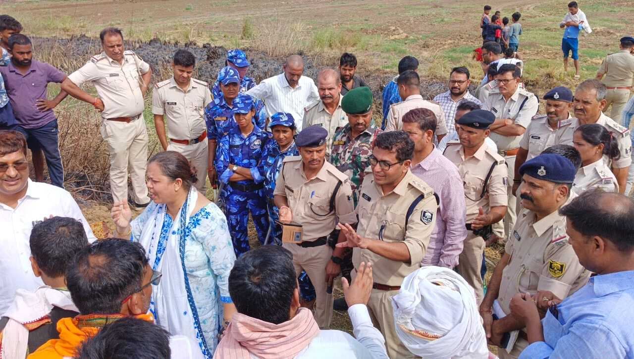 सैदनपुर में किसानों का उग्र प्रदर्शन, कई हिरासत में