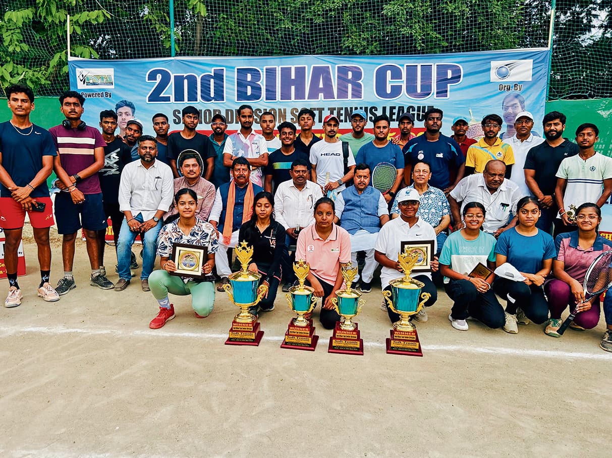 बिहार कप सॉफ्ट टेनिस लीग में भोजपुर के नीतीश और मेधावी चैंपियन
