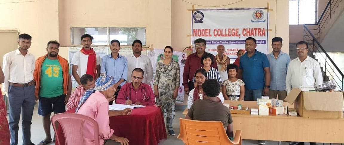 मेडिकल कैंप कई लोगों की हुई स्वास्थ्य जांच