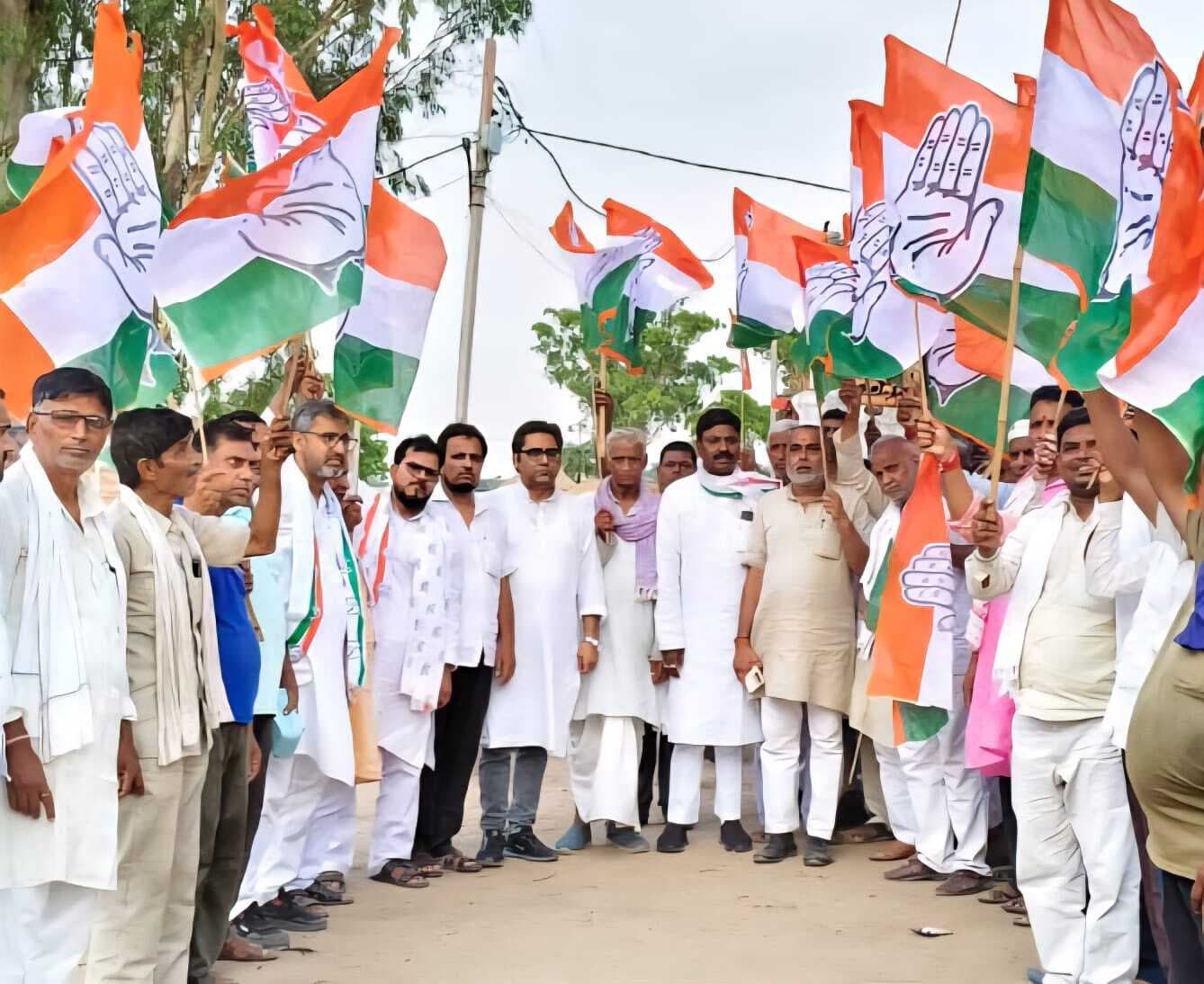 भारतीय सेना के सम्मान में कांग्रेस ने निकाली जय हिंद यात्रा