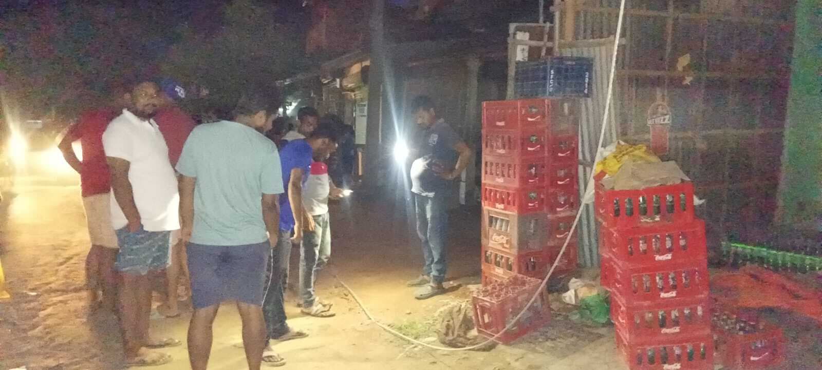 इंसुलेटर क्षतिग्रस्त से होने से टूटकर गिरा हाइटेंशन तार, मची अफरातफरी