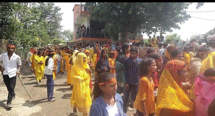 अटवां दुर्ग में कलशयात्रा के साथ शुरू हुआ महायज्ञ