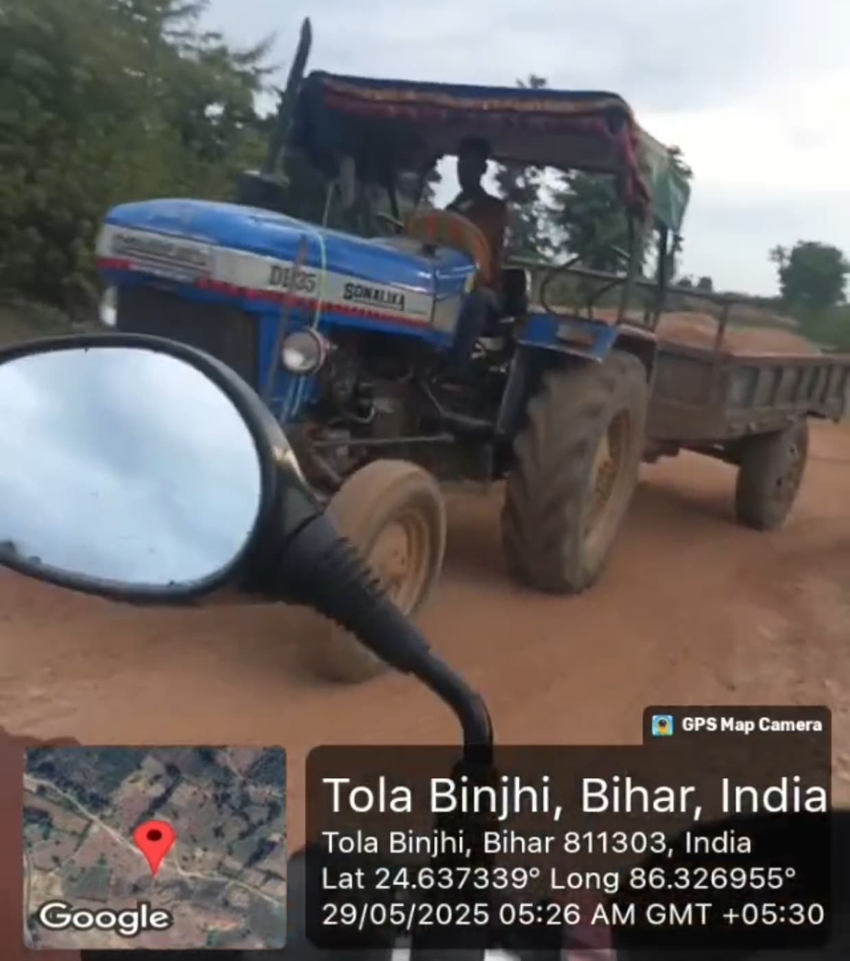 बटिया क्षेत्र में धड़ल्ले से हो रहा है अवैध बालू का खनन व परिवहन, प्रशासन मौन