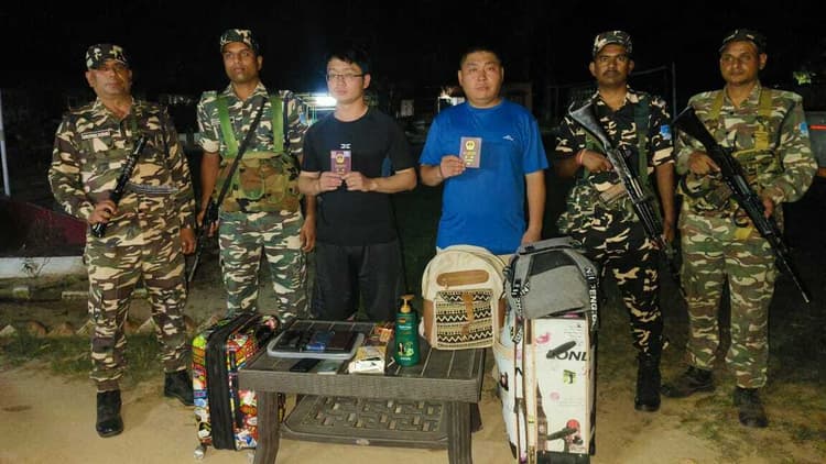 Madhubani News : इंडो नेपाल बॉर्डर पर गिरफ्तार दोनाें चीनी नागरिक को भेजा जेल