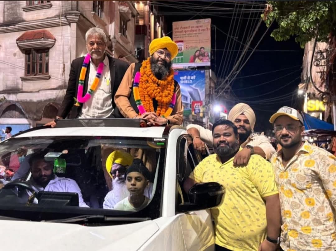 किशनगंज में लखविंदर सिंह लक्खा और शिशिर कुमार दास का भव्य स्वागत