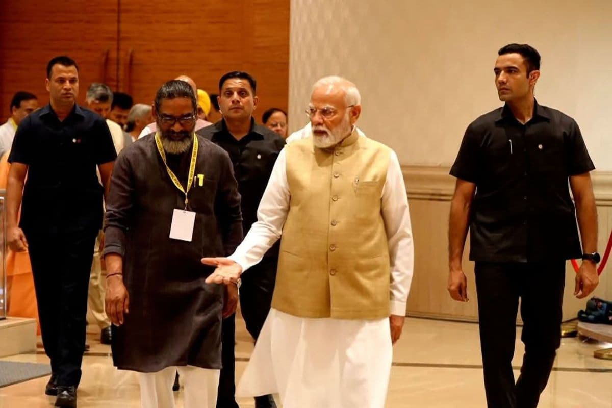 hemant soren in Niti Aayog Meeting