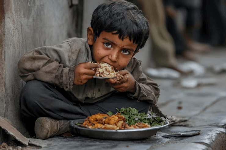 children starvation Crisis