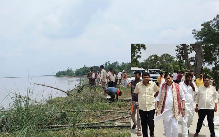 Bihar News: गोपालगंज में गंडक नदी का कटाव तेज, दीपऊ-पकड़ी बांध पर मची अफरा-तफरी