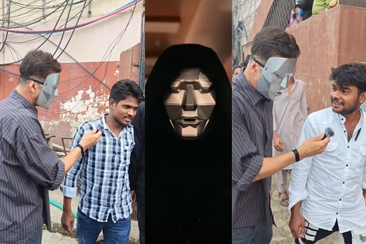 Housefull 5 Review: चेहरे पर किलर का मास्क और हाथ में माइक… अपनी ही फिल्म का रिव्यू लेने थिएटर्स में पहुंचे अक्षय कुमार, VIDEO