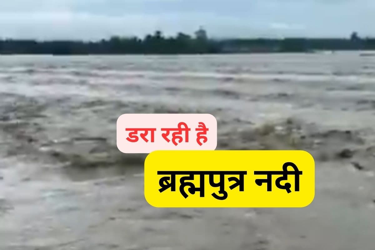 Watch Video : असम में भारी बारिश का अलर्ट, ब्रह्मपुत्र नदी का डरावना वीडियो आया