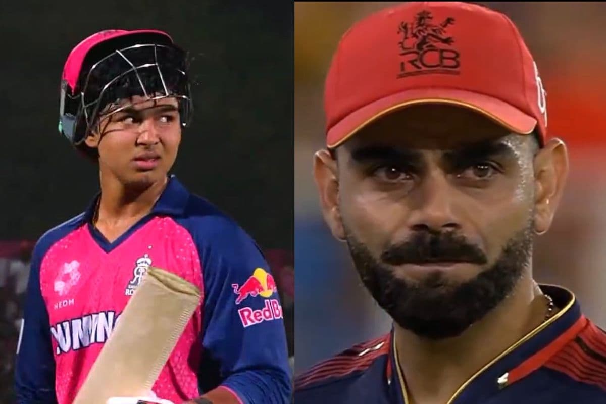 Vaibhav Suryavanshi and Virat Kohli.
