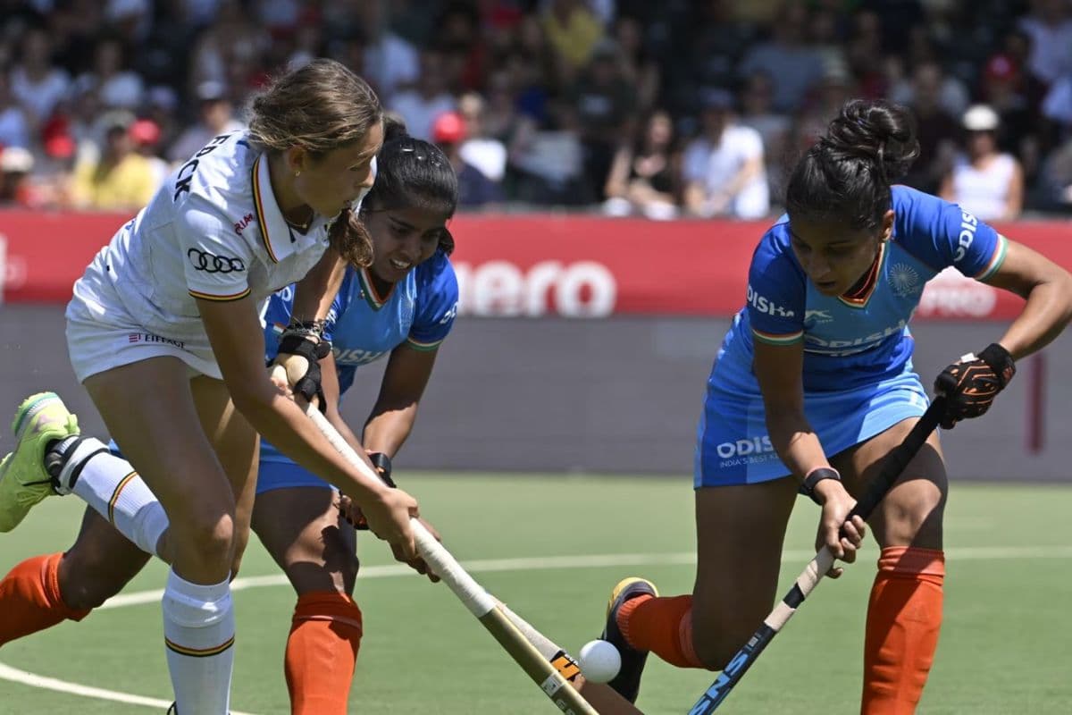 Women's FIH Pro Hockey League India vs Belgium.