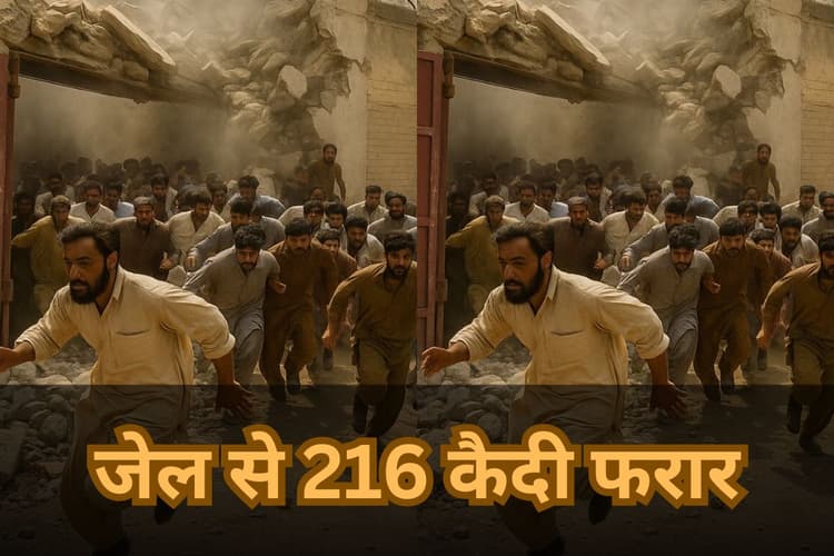 जेल से 216 कैदी फरार, पुलिस पर किया हमला, एक की मौत, देखें वीडियो