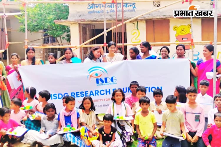 Ranchi News: गागी गांव में ज्ञानशाला समर कैंप में बच्चों की क्रियेटिविटी को मिला प्रोत्साहन