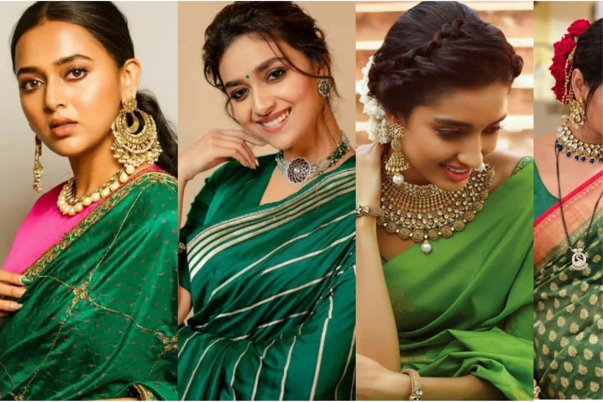 Sawan Green Saree:ट्रेंड कर रही हैं ये हरी साड़ियां,पहनने से पहले जानें ये स्टाइलिंग सीक्रेट्स