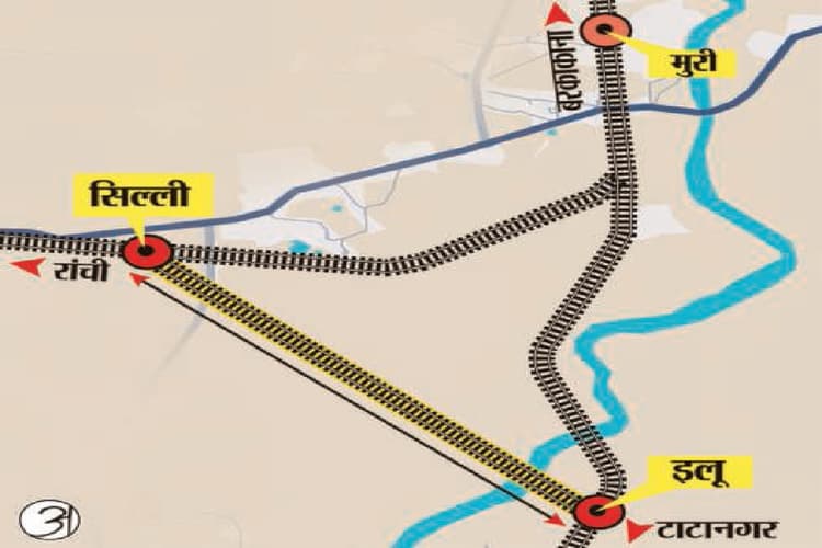 रांची से टाटानगर की दूरी जल्द होगी कम, 140 करोड़ से होगा सिल्ली-इलू बाईपास रेल लाइन का निर्माण