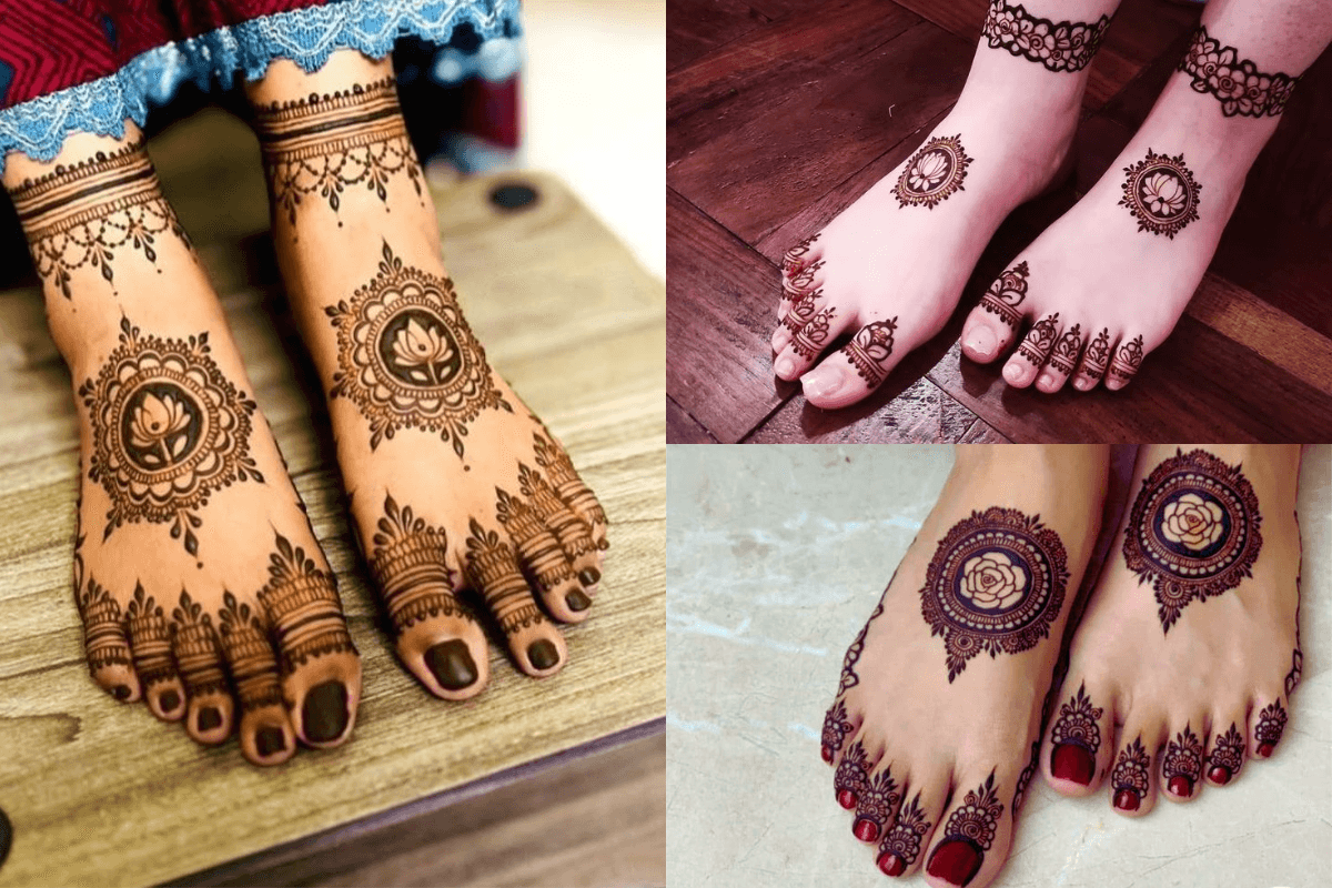 Simple Leg Mehndi Designs Simple Leg Mehndi Designs