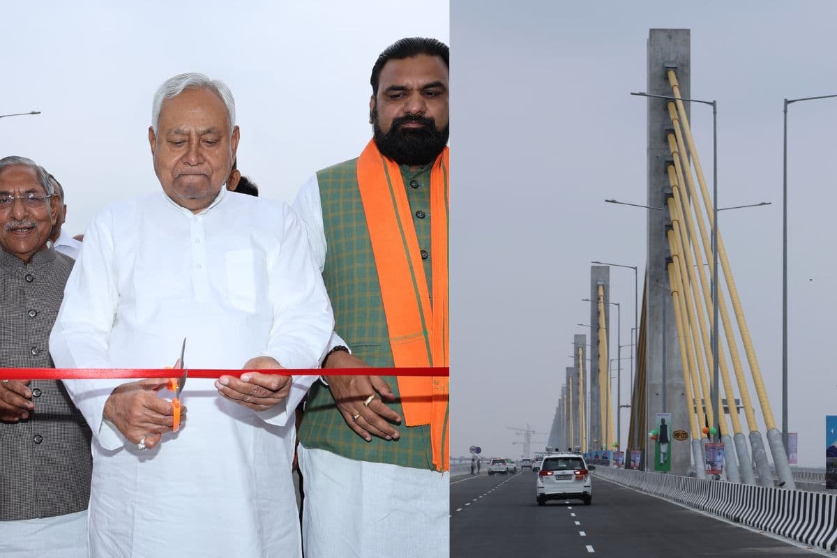 Bridge In Bihar: देश के सबसे लंबे केबल ब्रिज का सीएम नीतीश ने किया उद्घाटन, दियारा से पटना बस 5 मिनट में पहुंचेंगे