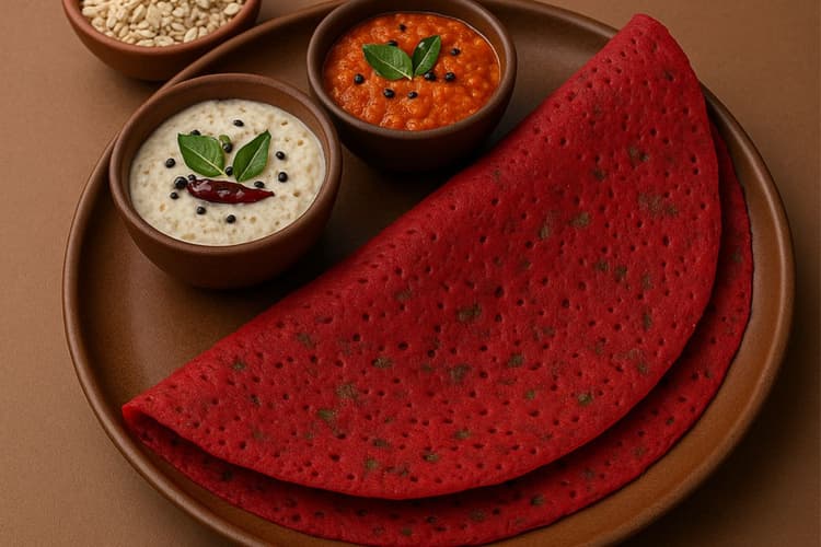Dosa Recipe: मसाला डोसा को कहें बाय-बाय, ट्राई करें लाल रंग का खास डोसा