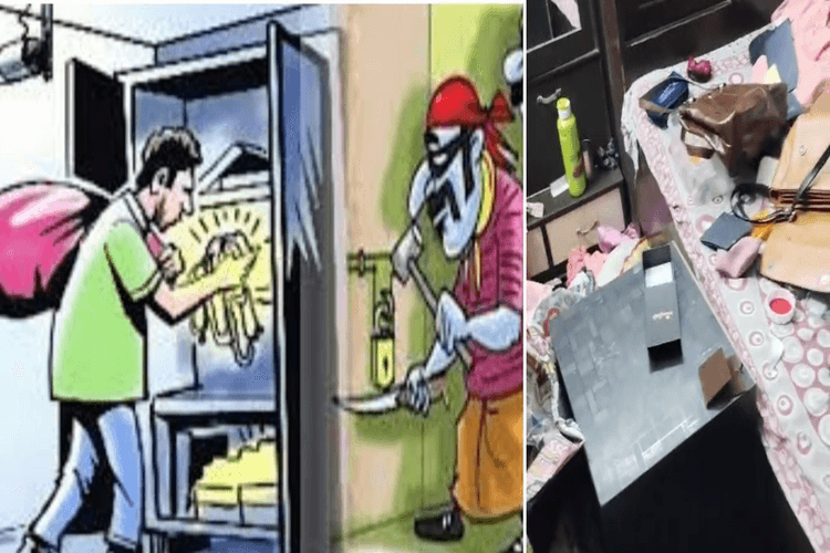 प्रयागराज में लाखों की चोरी से सनसनी, हीरे-चांदी के जेवर ले उड़े चोर