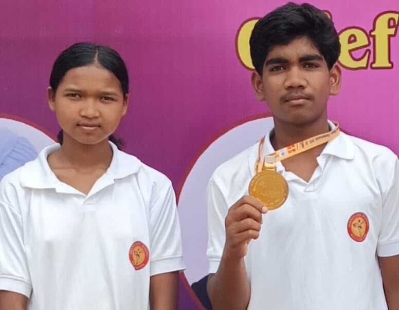 बेंती के घनश्याम उरांव ने स्वर्ण पदक जीता