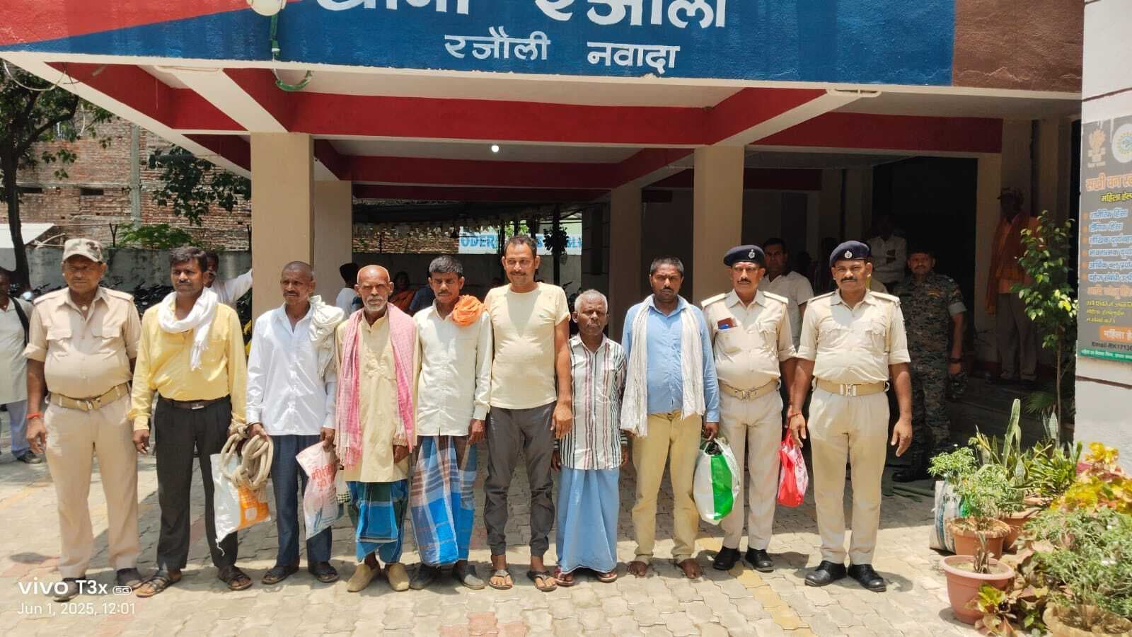 शराब तस्कर समेत सात लोग गिरफ्तार