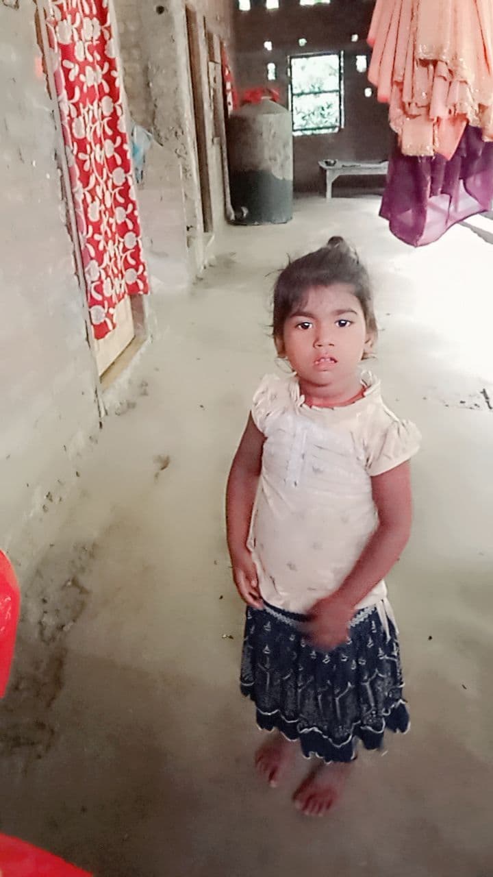 Bhagalpur news बाइक से गिरी बच्ची ट्रक के नीचे आयी, मौत, पिता गंभीर