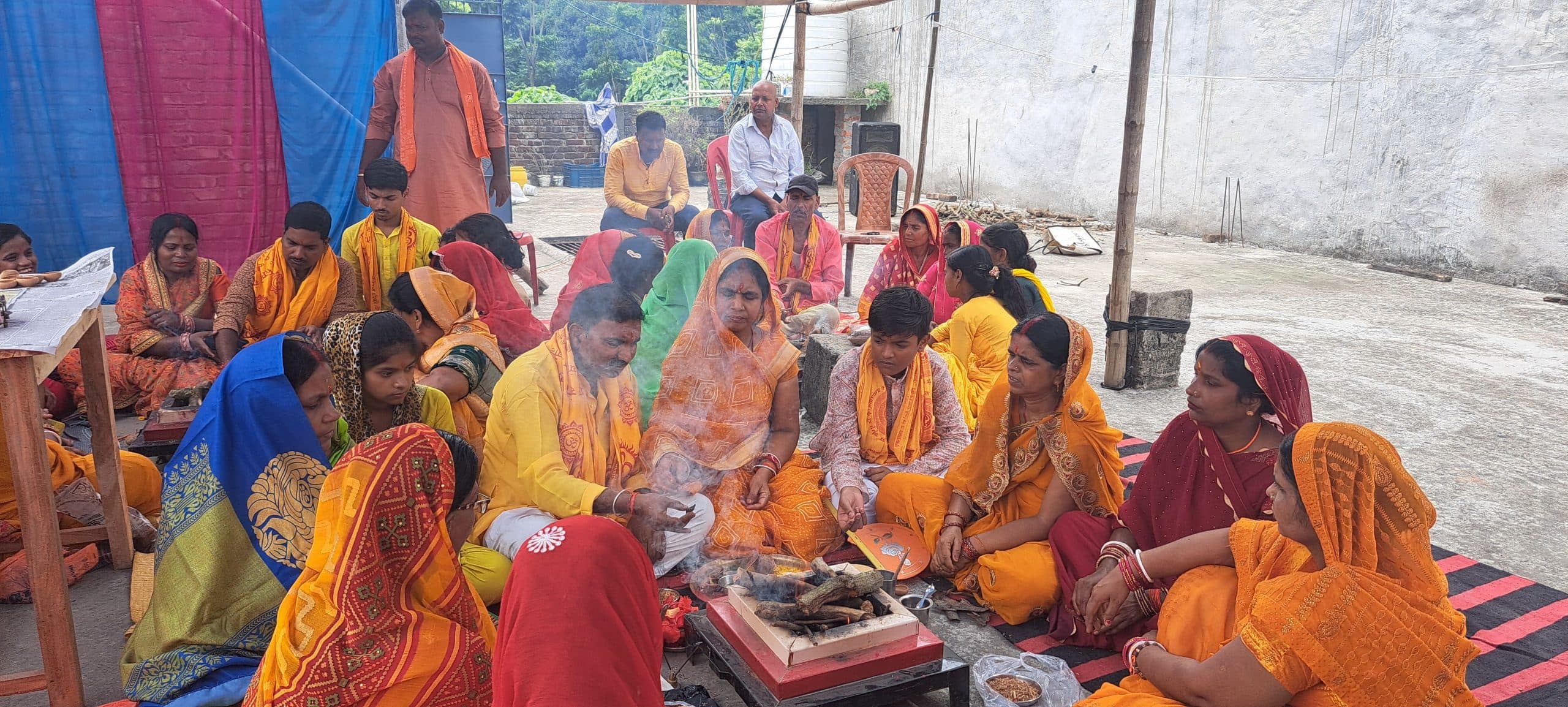 तीन कुंडीय गायत्री महायज्ञ का हुआ आयोजन